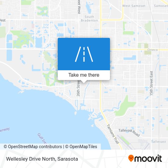 Mapa de Wellesley Drive North