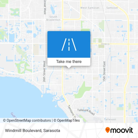 Windmill Boulevard map