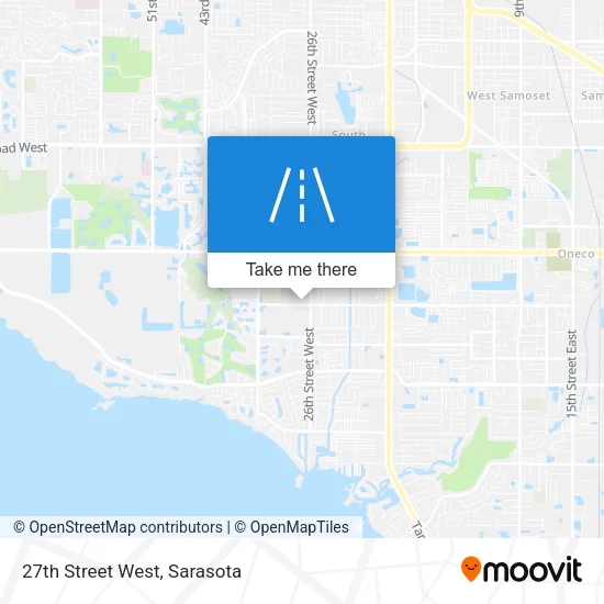 27th Street West map