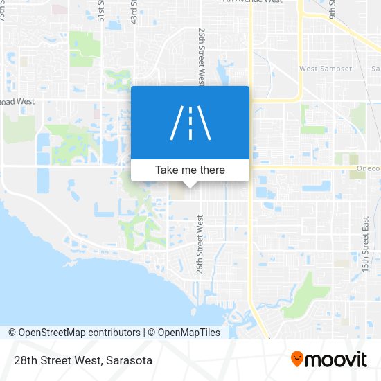 Mapa de 28th Street West