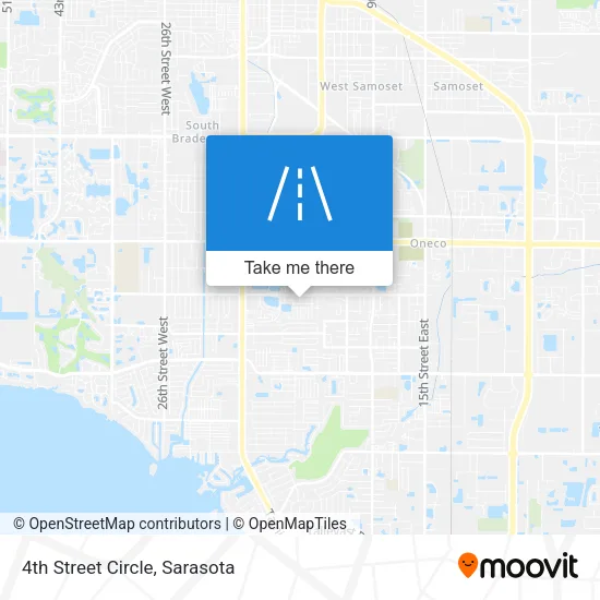 4th Street Circle map