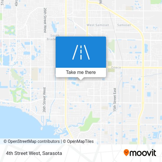 Mapa de 4th Street West