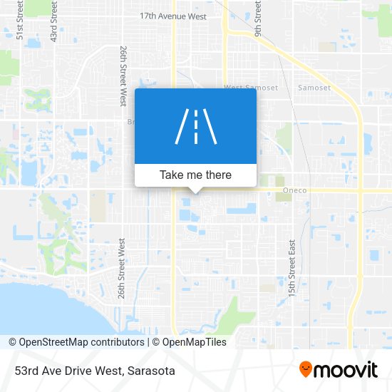 Mapa de 53rd Ave Drive West