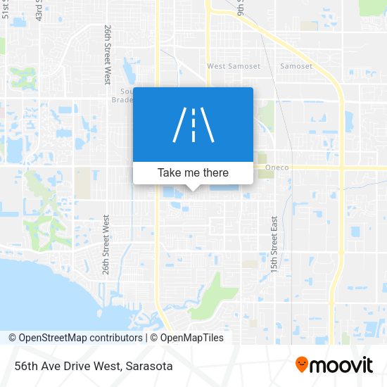 Mapa de 56th Ave Drive West