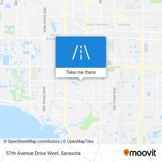 Mapa de 57th Avenue Drive West