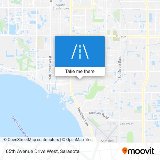 Mapa de 65th Avenue Drive West