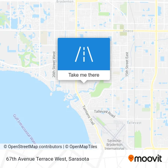 67th Avenue Terrace West map