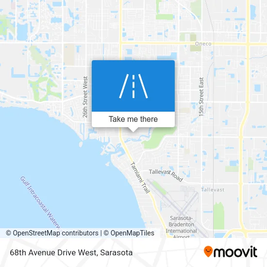 68th Avenue Drive West map
