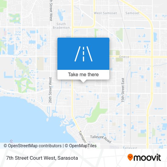 Mapa de 7th Street Court West