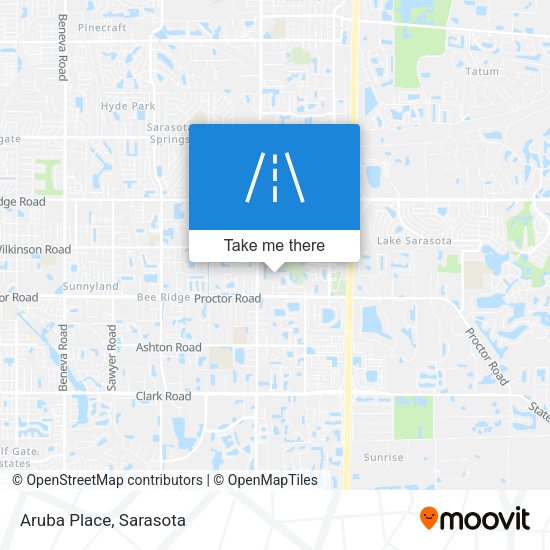 Mapa de Aruba Place