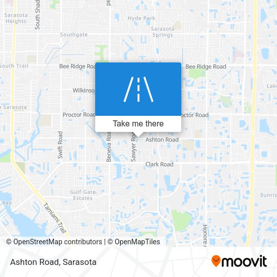 Mapa de Ashton Road