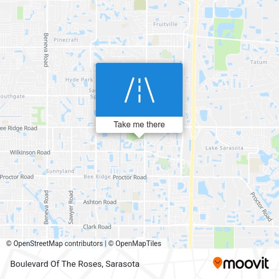 Boulevard Of The Roses map
