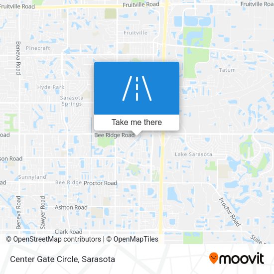 Center Gate Circle map