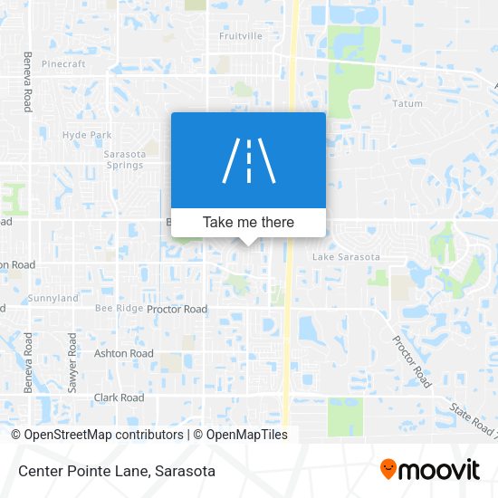Center Pointe Lane map