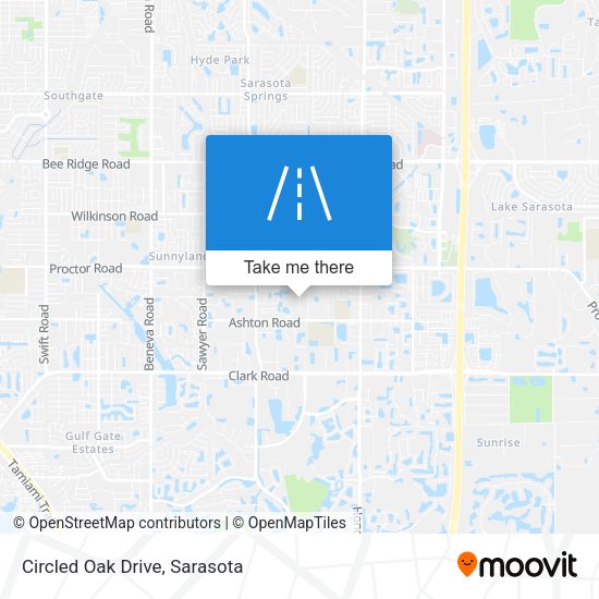 Mapa de Circled Oak Drive
