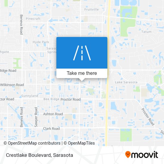Mapa de Crestlake Boulevard