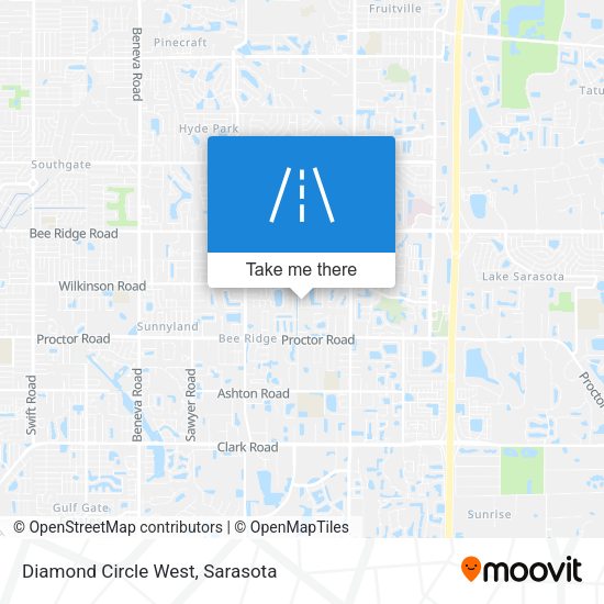 Mapa de Diamond Circle West
