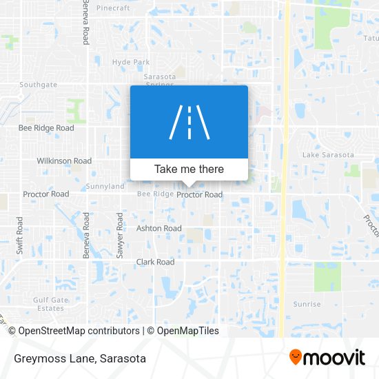 Mapa de Greymoss Lane