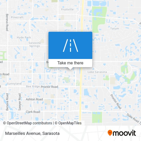 Mapa de Marseilles Avenue