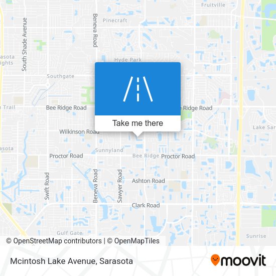 Mcintosh Lake Avenue map