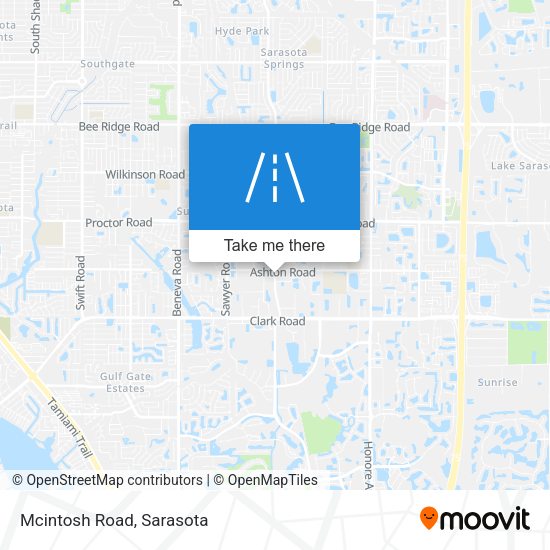Mapa de Mcintosh Road