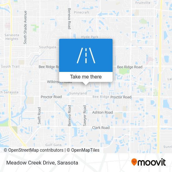 Meadow Creek Drive map