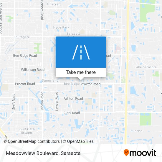 Meadowview Boulevard map