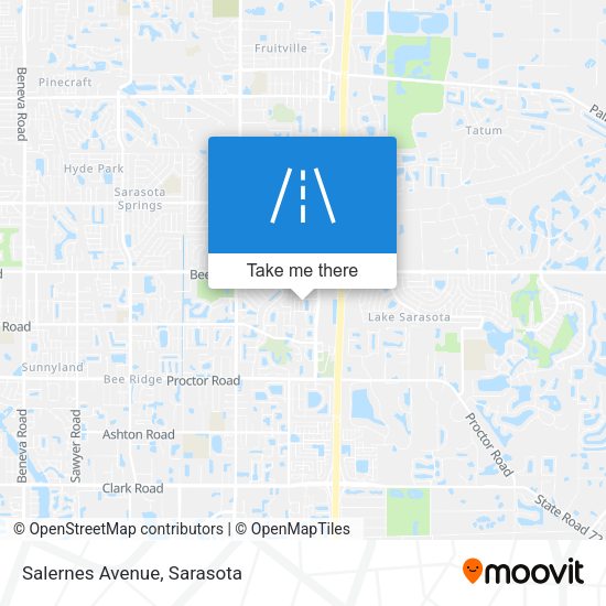 Mapa de Salernes Avenue