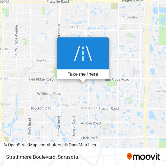 Strathmore Boulevard map