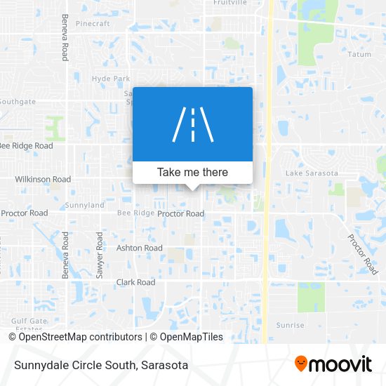 Sunnydale Circle South map
