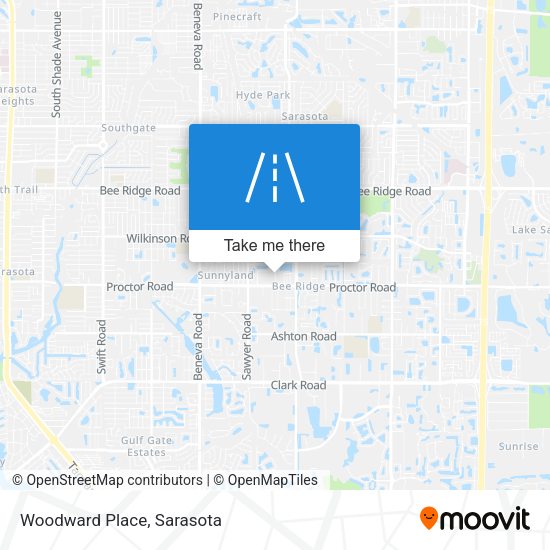 Mapa de Woodward Place