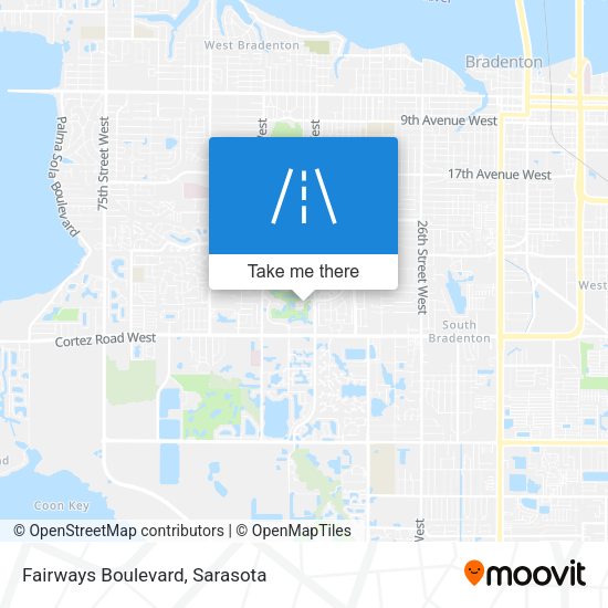 Fairways Boulevard map