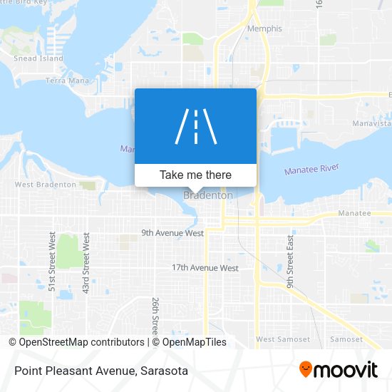 Mapa de Point Pleasant Avenue