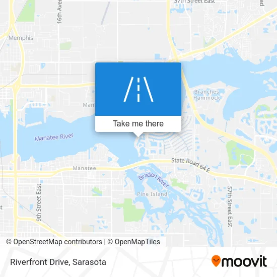 Riverfront Drive map