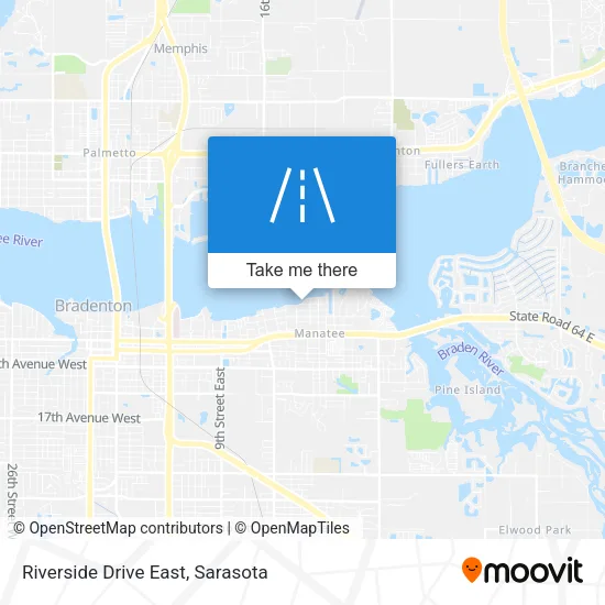 Riverside Drive East map