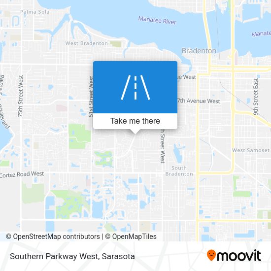Southern Parkway West map