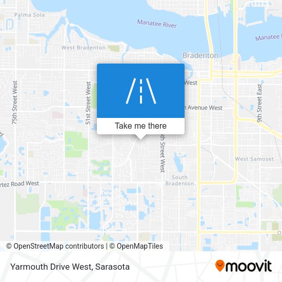 Yarmouth Drive West map