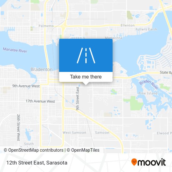 Mapa de 12th Street East