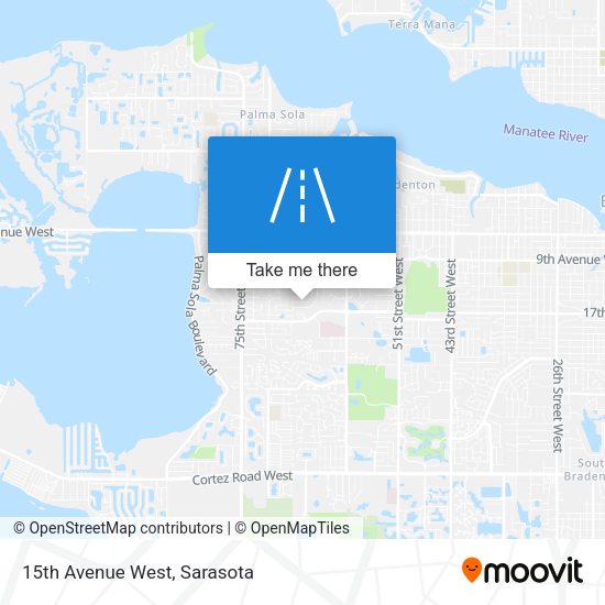 15th Avenue West map