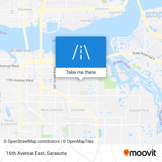 16th Avenue East map