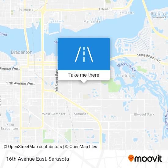 16th Avenue East map