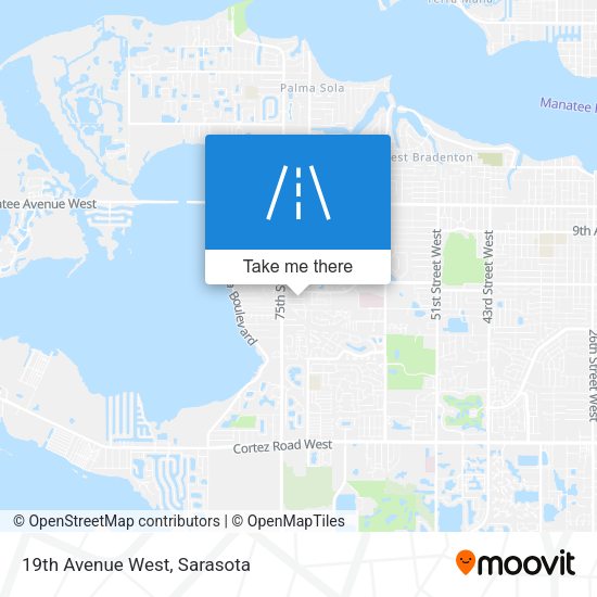 Mapa de 19th Avenue West