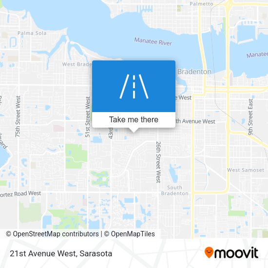 Mapa de 21st Avenue West