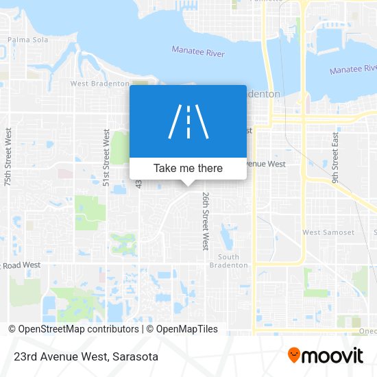 Mapa de 23rd Avenue West