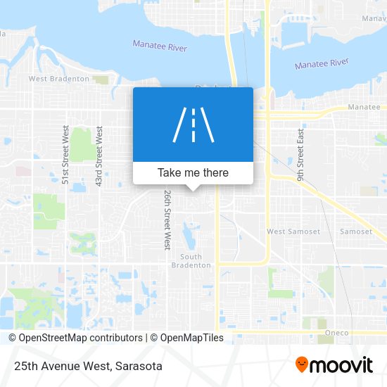Mapa de 25th Avenue West