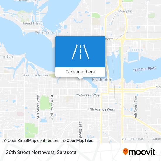 Mapa de 26th Street Northwest