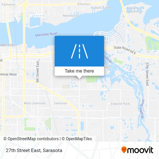 27th Street East map