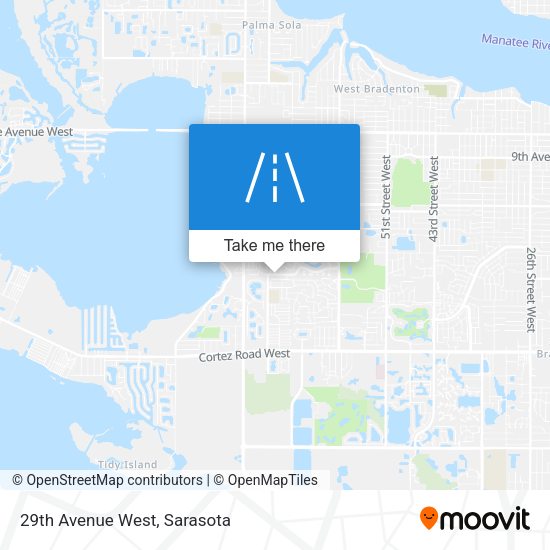 Mapa de 29th Avenue West