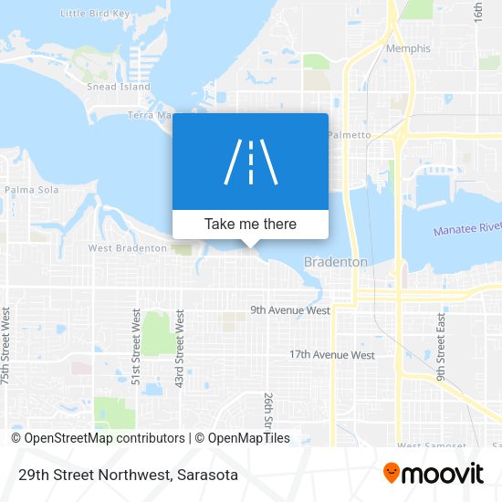 Mapa de 29th Street Northwest