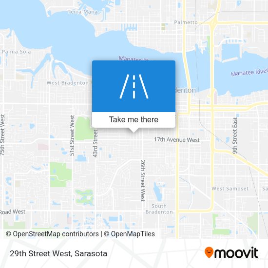Mapa de 29th Street West